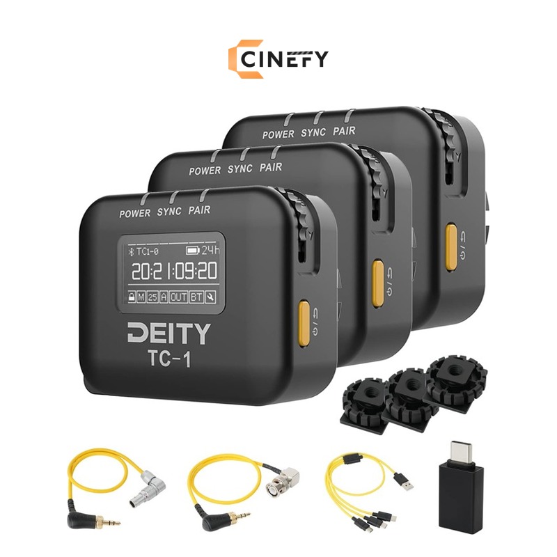 DEITY - TC-1 TIMECODE KIT (3 UNITS)