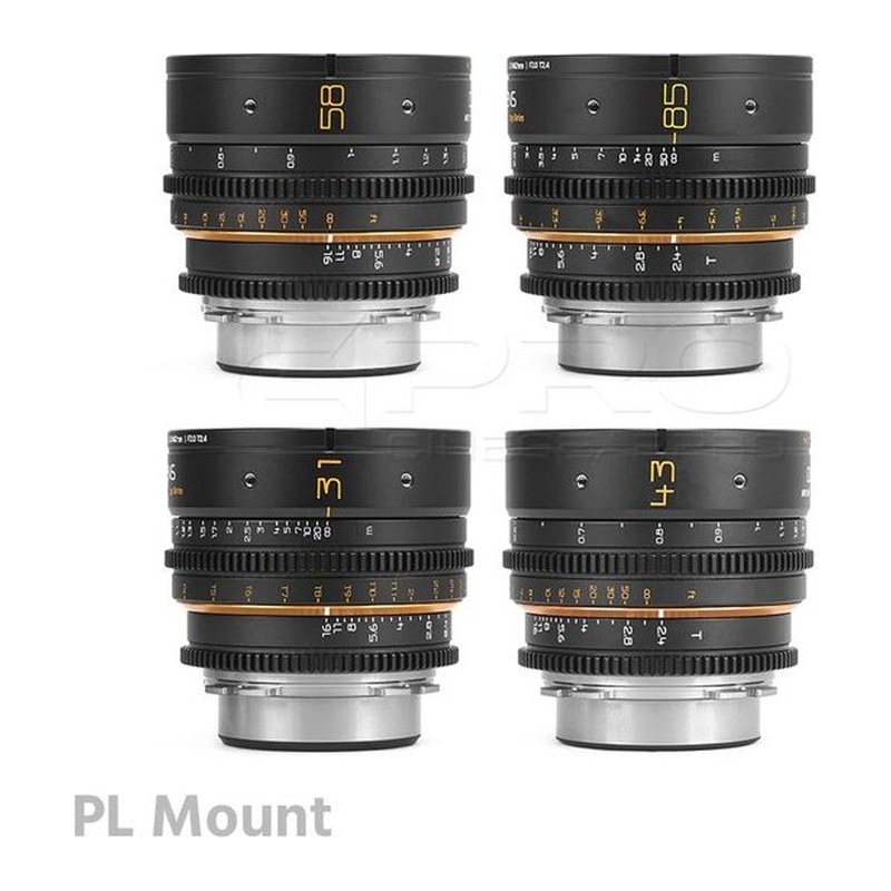 DULENS - MINI APO VINTAGE EF & PL (31/43/58/85MM T2.4) LENS SET
