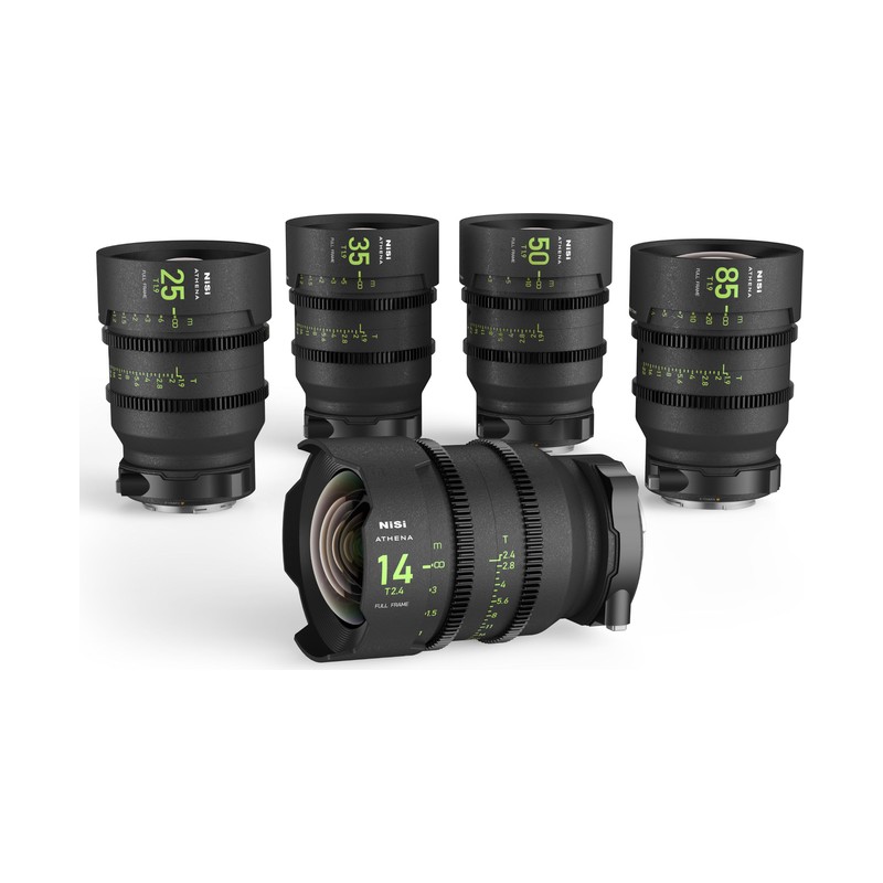 NISI - ATHENA PRIME (14/25/35/50/85MM) LENS SET