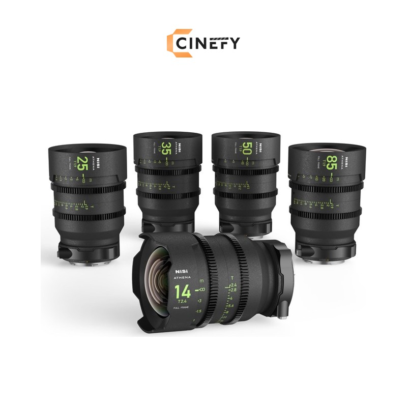 NISI - ATHENA PRIME (14/25/35/50/85MM) LENS SET