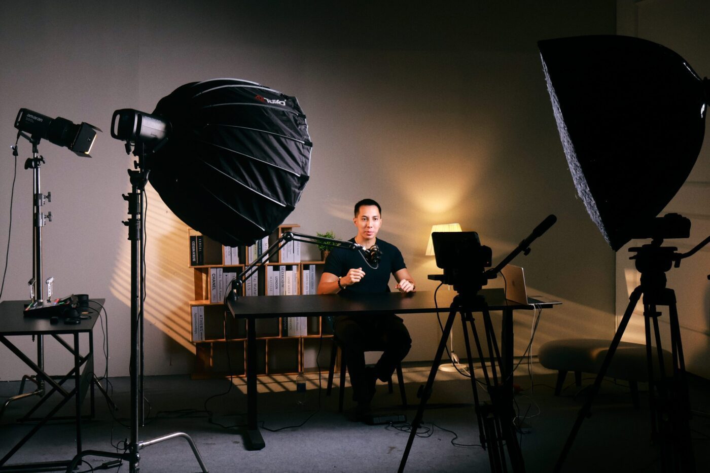 Complete film gear setup at CINEFY Studio