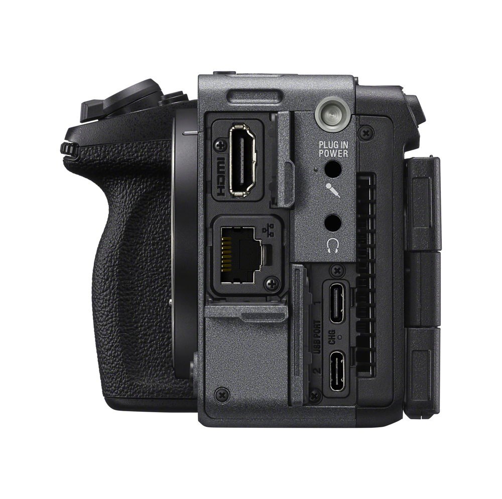 Sony FX5 body side view, official Sony image